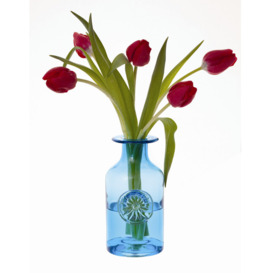 Flower Bottle Dartington Crystal Flower Bottle Turquoise Table Vase