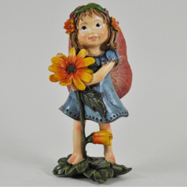 Standing Holding Flower Figurine