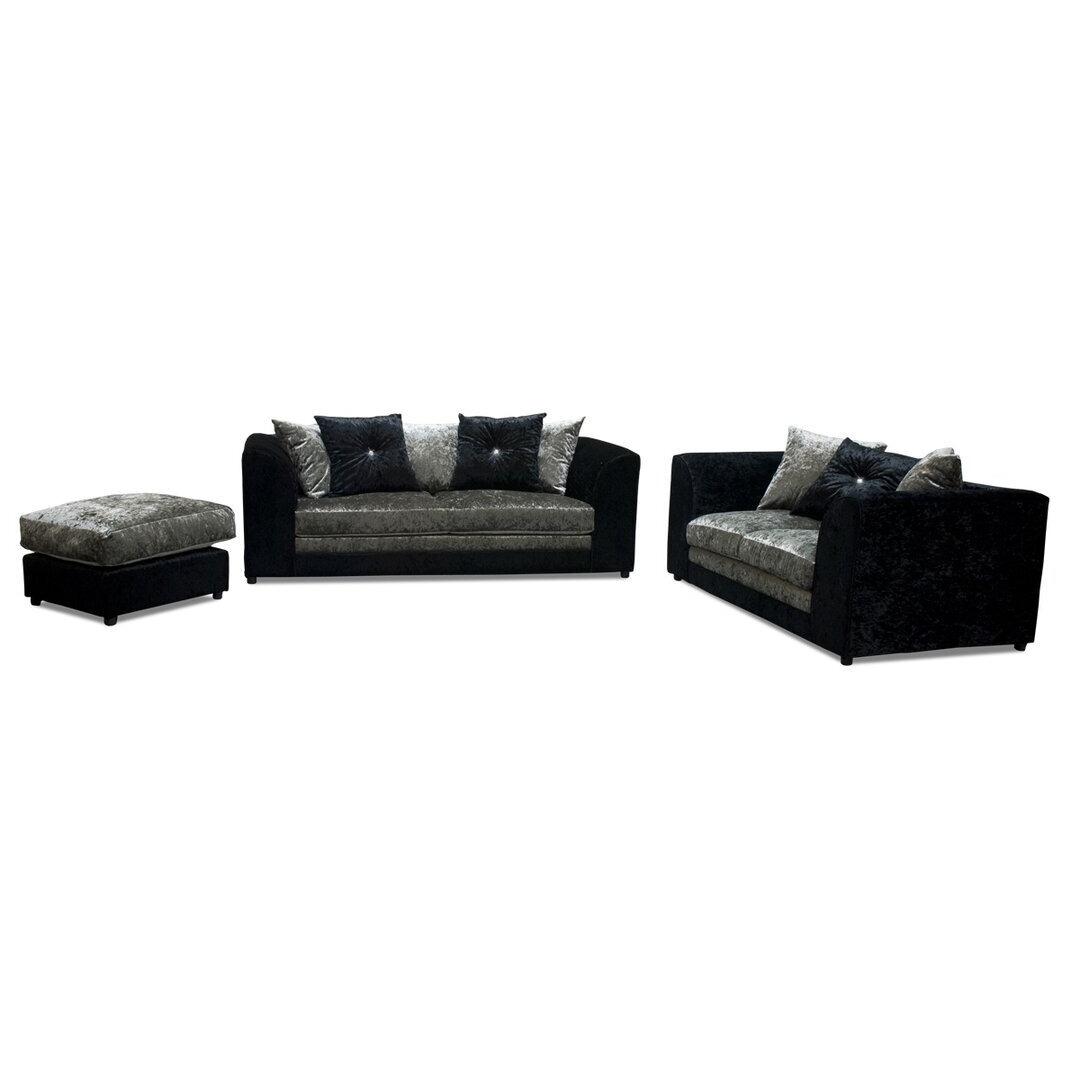 Zinc 3 Piece Sofa Set