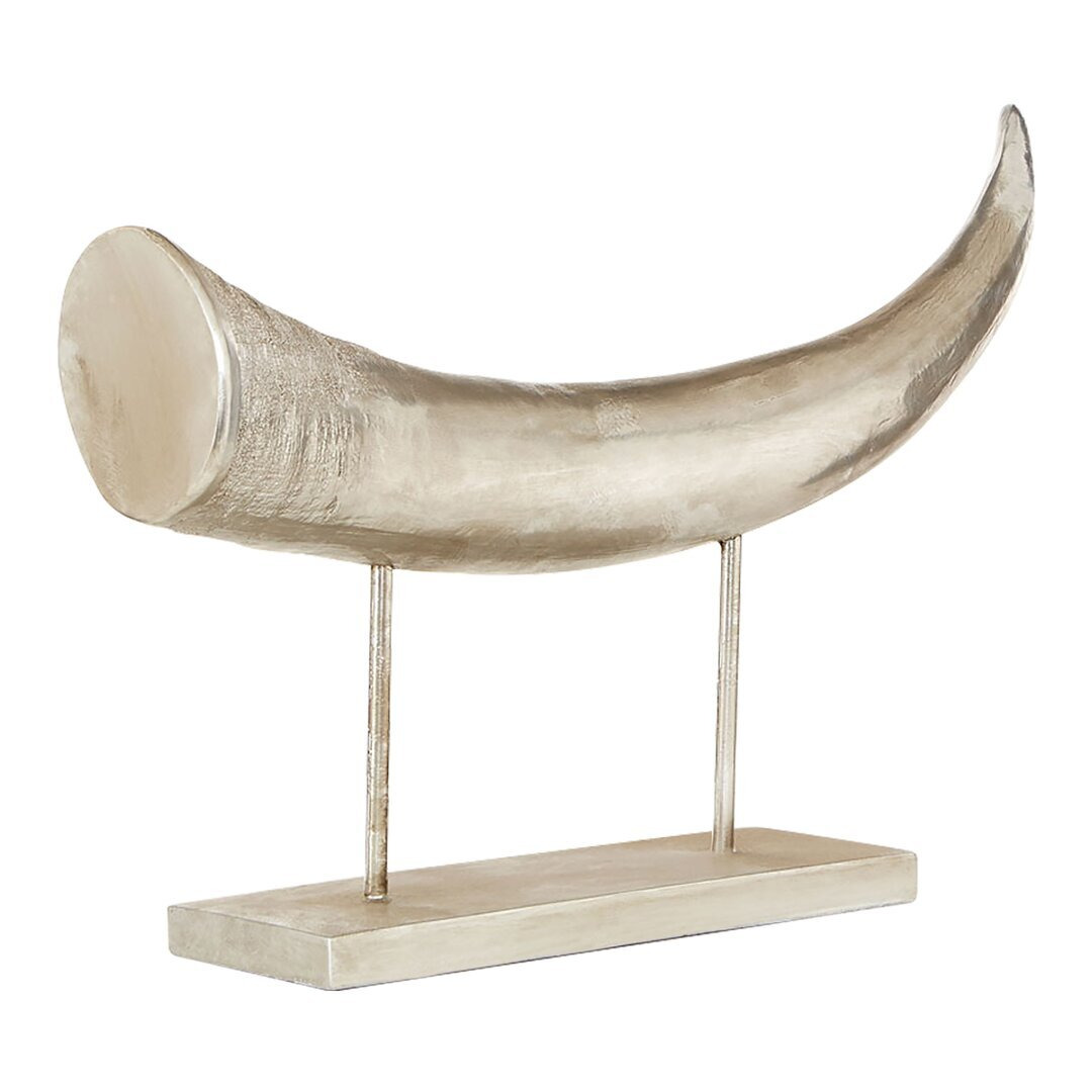Large horn ornament Fredericksen Sculpture