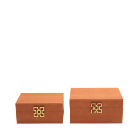 Elegant Faux Leather Jewellery Boxes, Decorative Storage Case