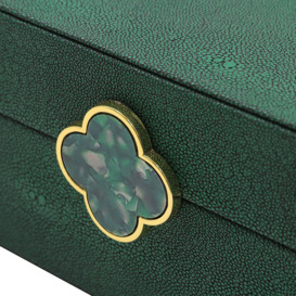Chic Faux Litchi Jewellery Boxes, Storage Decorative Case