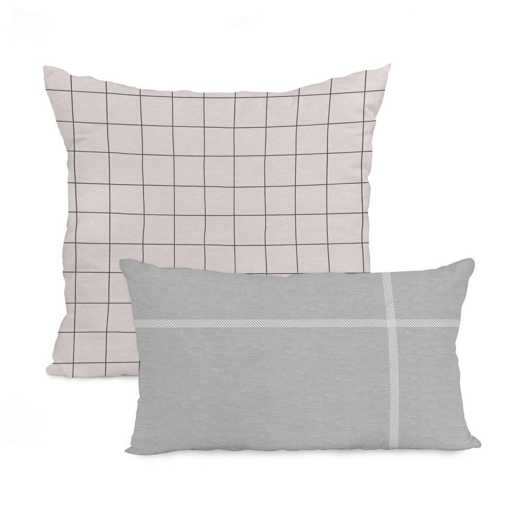 "Sequeira Indoor / Outdoor Chequered 50"" Scatter Cushion Cover"
