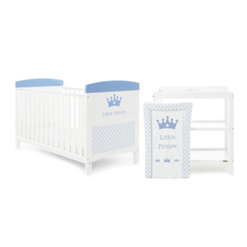 Grace Little Prince Cot Bed 2-Piece Nursery Furniture Set