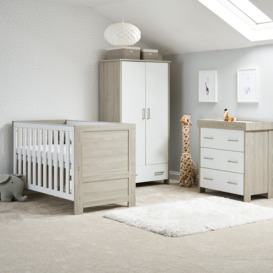 Nika Cot Bed 3-Piece Nursery Furniture Set