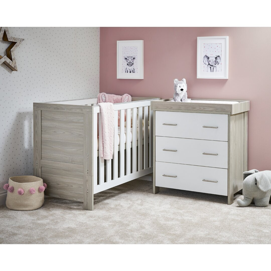 Nika Mini Cot 2-Piece Nursery Furniture Set