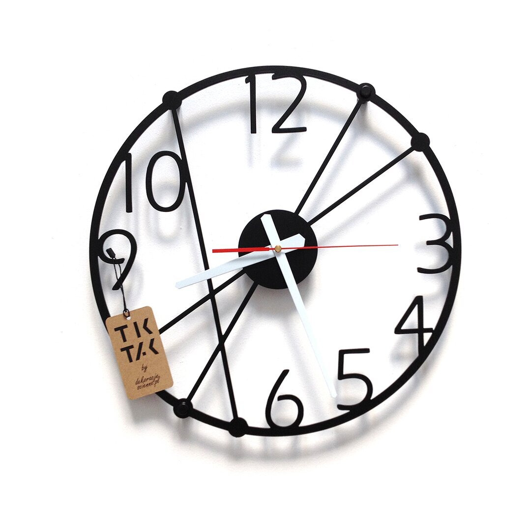 Wall clock Gent, 40cm, noiseless