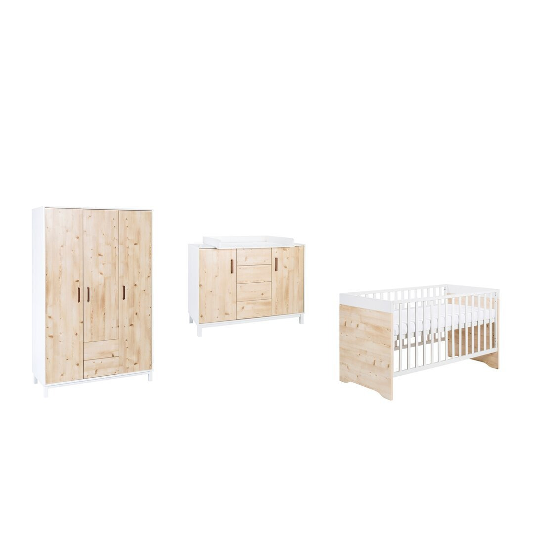 3-tlg. Babyzimmer-Set Timber