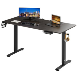 Height Adjustable Rectangular Writing Desk