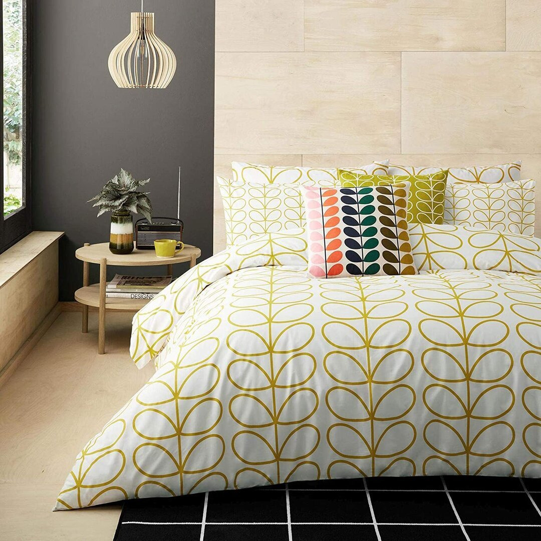 Orla Kiely Linear Stem Geometric 100% Cotton Pillowcase