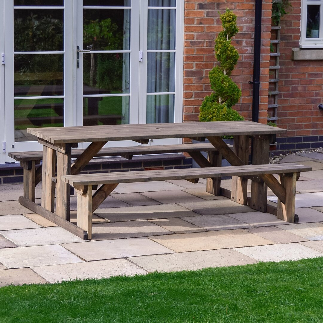 Tinwell Wooden Picnic Bench