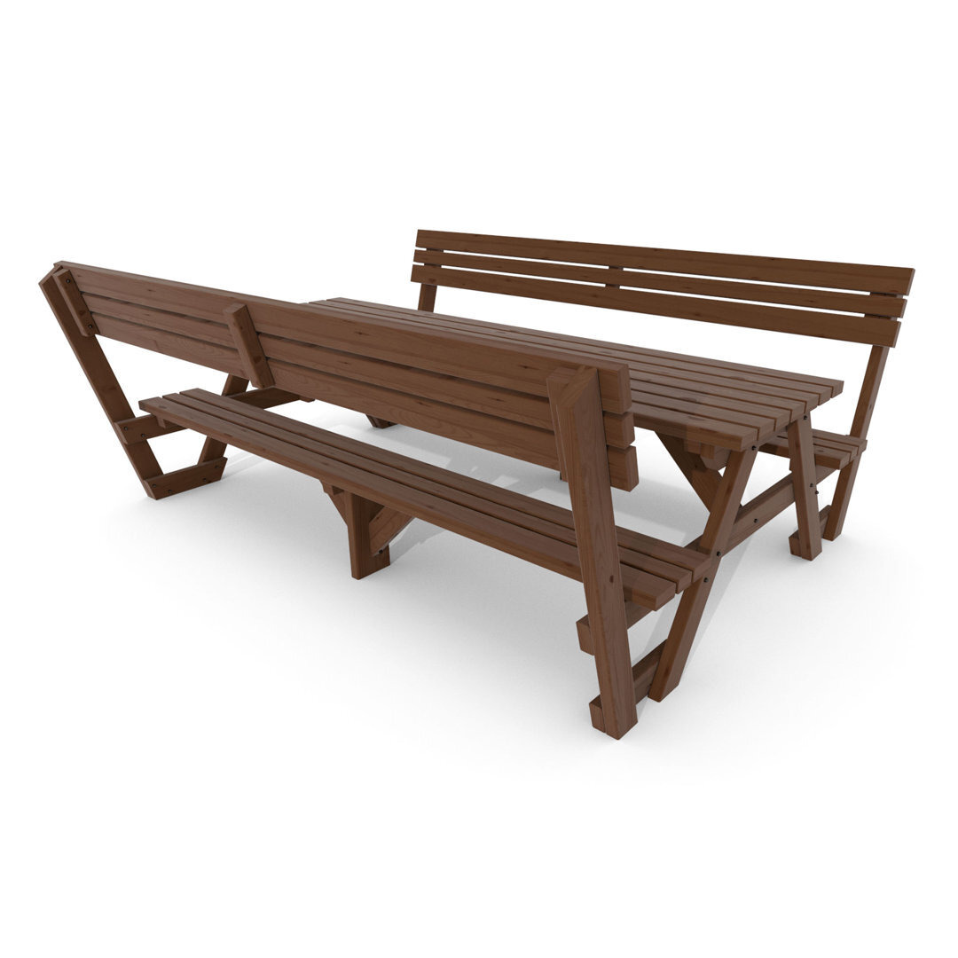 Polley Wooden Picnic Bench