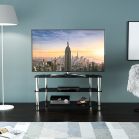 "Bebingt Glass Corner TV Stand for TVs up to 50"""