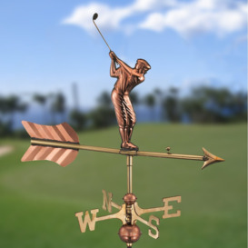Boerpine Golfer Weathervane