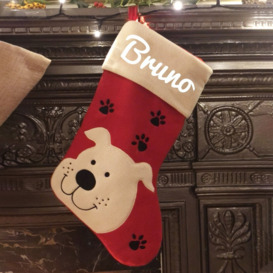 Dog Personalsied Christmas Stocking