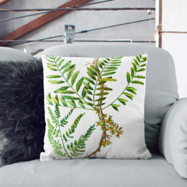 Honey Locust Branch by Pierre-Joseph Redoute Cushion with Filling