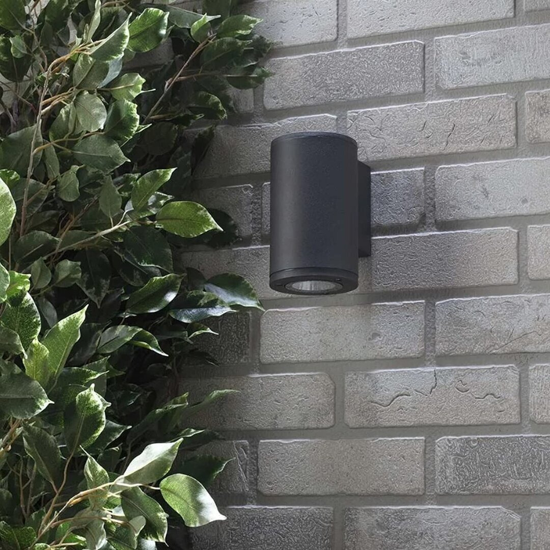 Mullett Dark Grey Integrated LED Outdoor Sconce