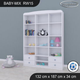 Baby Mix 132Cm Cube Unit Kids Bookcase