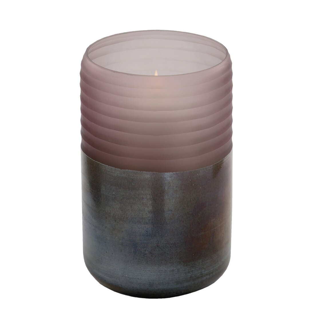 Leone Purple Glass Table Vase