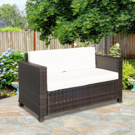 Taburao 130Cm Wide Outdoor Garden Sofa with Cushions