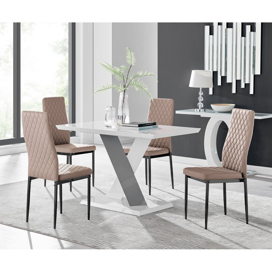 Luxury Faux Leather Dining Chairs