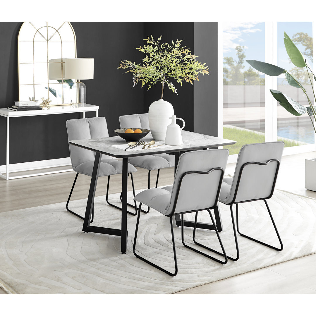 Melamine Dining Table And Chairs