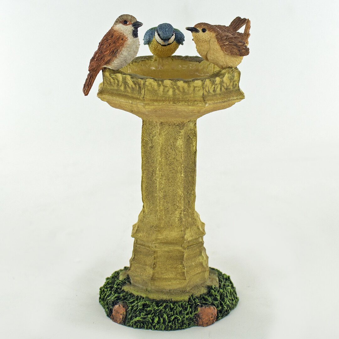 Bird Bath Lugenia Figurine