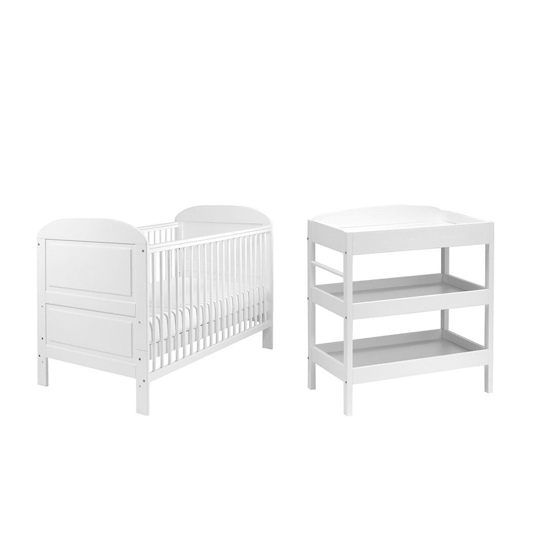 Arnstein Cot Bed 2-Piece Nursery Furniture Set