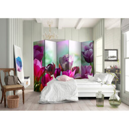 Gulian 225cm W x 172cm H 5 - Panel Solid Wood Folding Room Divider