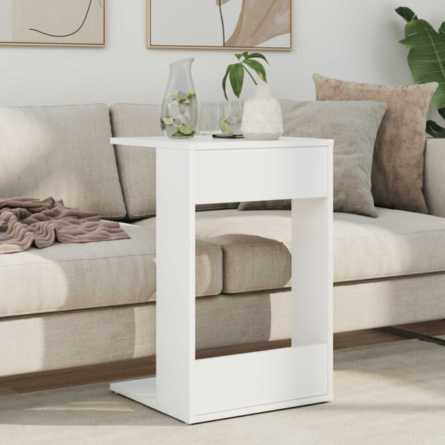 Side Table Engineered Wood Accent Living Room Indoor Furniture Piece