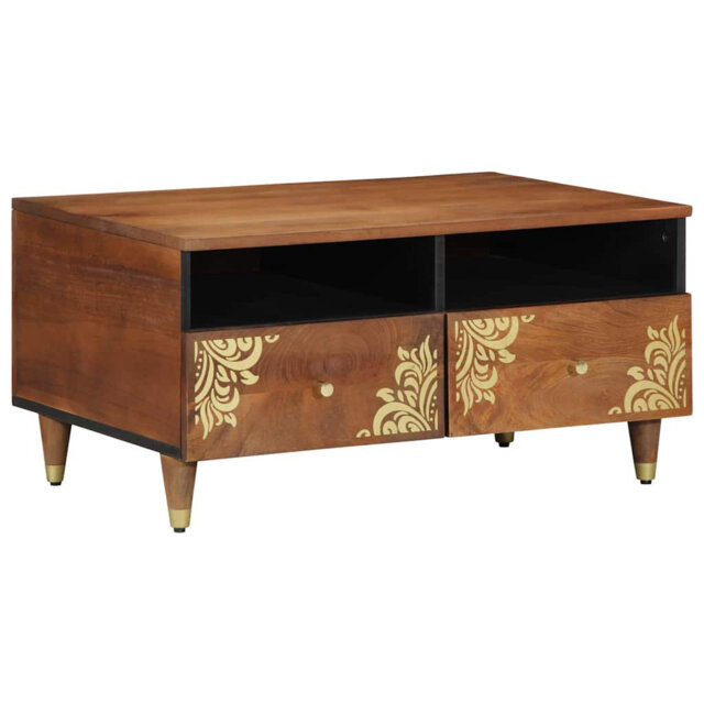 Solid Wood Coffee Table with Storage