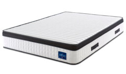 Winksleep Black Euro Top Mattress, Medium-Firm with Pocket Springs & Memory Foam