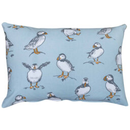 Animal Print Blue Cushion