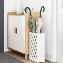 Umbrella Stand With Storage 28 X 12 X 41 Cm Steel