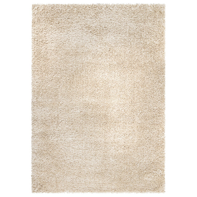 Oslo Stone Shaggy Area Rug – Soft Polyester Carpet for Living Room & Bedroom, Hallway Runner & Mat