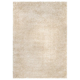 Oslo Stone Shaggy Area Rug – Soft Polyester Carpet for Living Room & Bedroom, Hallway Runner & Mat