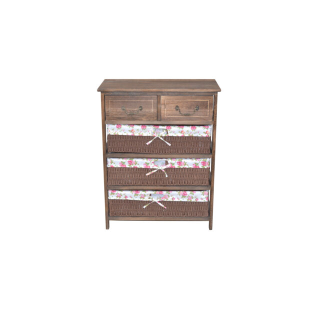 Haytug 2 Drawer 60Cm W Solid Wood Chest of Drawers