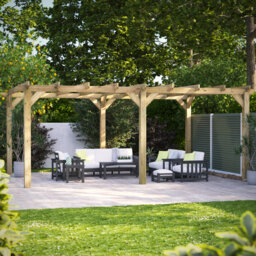 Powersheds 20 x 14ft Timber Pressure Treated Pergola