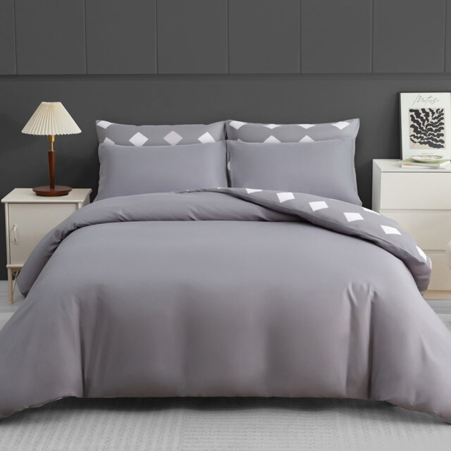 Pamposh Duvet Cover Set Premium Microfiber Duvet Cover Ultrasoft Reversible Single Duvet Set With Zipper Closure