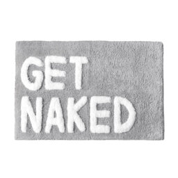 Casanova Slogan Get Naked Bath Mat