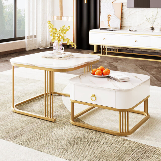 Allyse 2 - Piece Living Room Table Set