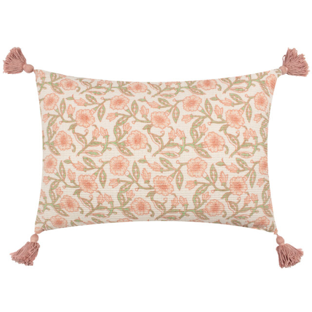 Delphine Floral Rectangular Cushion