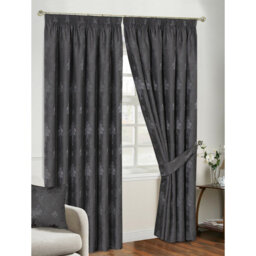 Virginia Cotton Blend Semi Sheer Curtain Panel Pair