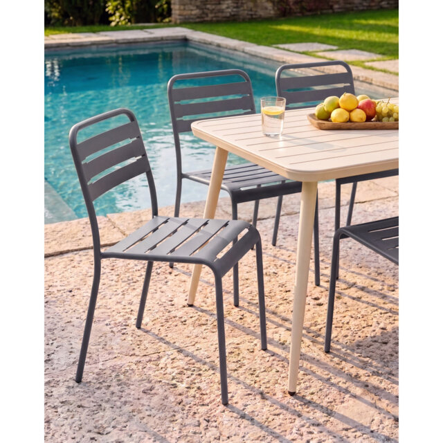 Stackable Outdoor Patio Dining Side Chair