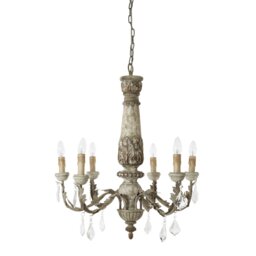 Ferrer 6 - Light Candle Style Chandelier