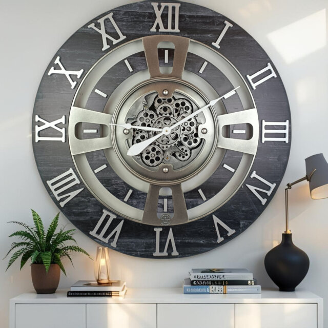 Solid Wood Wall Clock