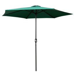 Samuel Alexander 3M Solar Powered Cantilever Lit Banana Garden Parasol With Crank Handle & White LED Lights In Beige