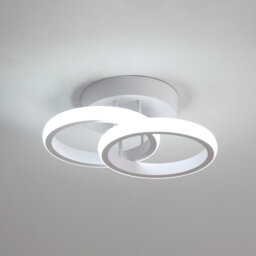 Verbrande 2-Light 25cm LED Integrated Semi Flush Mount
