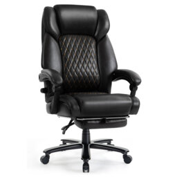 200KG Heavy Duty High Back Executive Chair Ergonomic Computer Desk Chair with Adjustable Lumbar Support