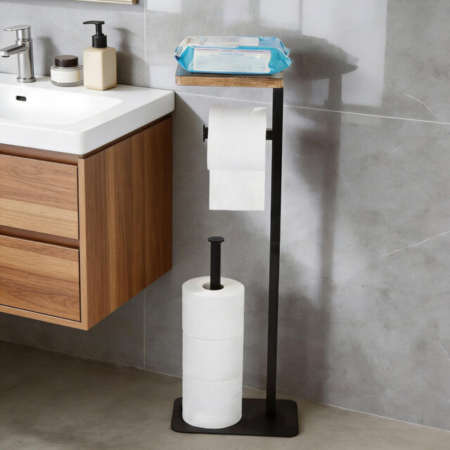 Free Standing Toilet Paper Holder